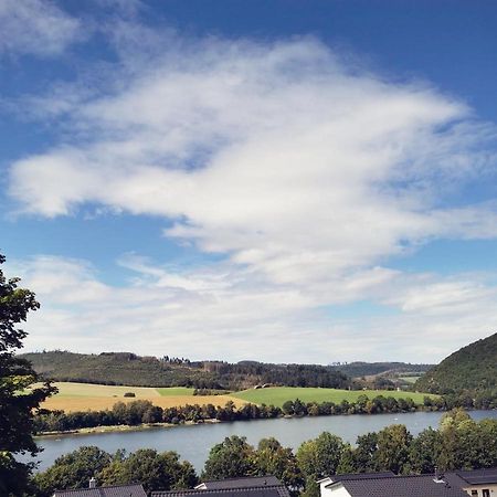 Ferienhaus Marta Am Diemelsee Im Sauerland Mit Eigener Sauna, Garten, Terrasse, Balkon Und Blick Auf Den See Exterior foto